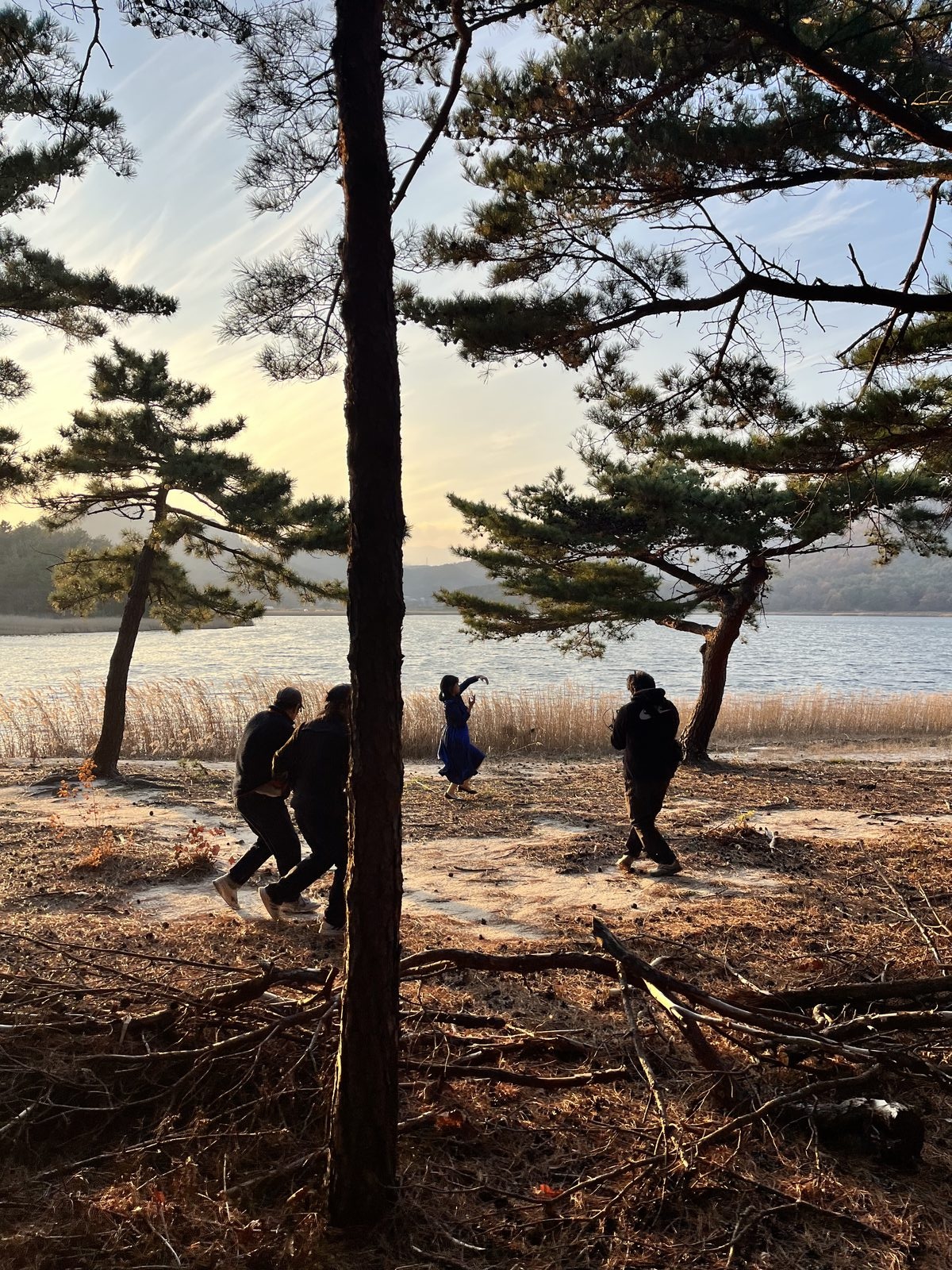해변 촬영 현장 2